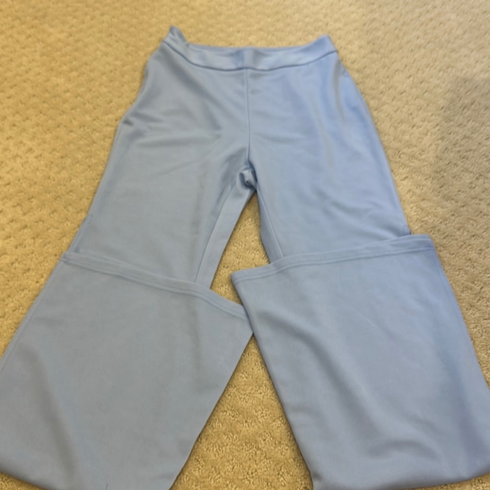 blue flare pants! size small!